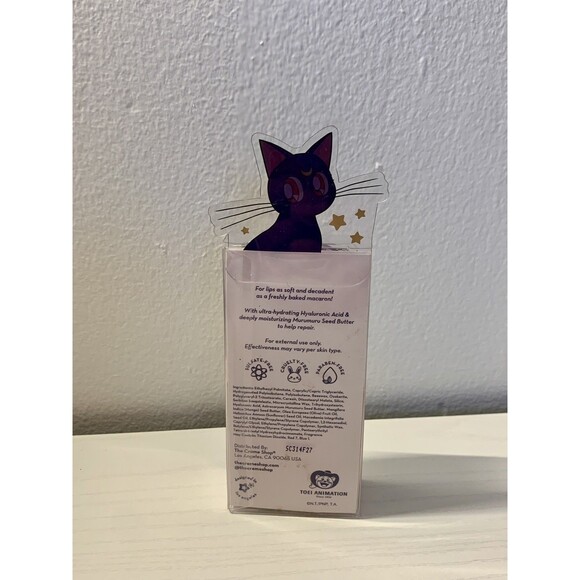 3X THE CREME SHOP X SAILOR MOON -LUNA MACARON LIP BALM New Moisturizing Berry - Picture 7 of 8